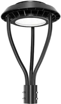 [LC1110036] LED CIRCULAR AREA LIGHT 100W/80W/60W 5000K 100-277VAC WITH BUILT-IN PHOTOCELL